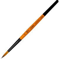 Кисть Синтетика круглая, FLAME 1368R, №9, короткая ручка ROSA 1368R09