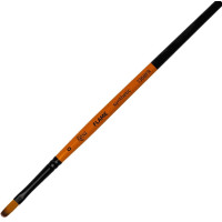 Кисть Синтетика овальная, FLAME 1368FR, №0, короткая ручка ROSA 1368FR0
