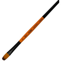 Кисть Синтетика овальная, FLAME 1368FR, №4, короткая ручка ROSA 1368FR04