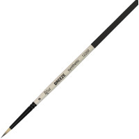 Пензель Синтетика кругла, BREEZE 1226R, №0, коротка ручка ROSA 1226R0