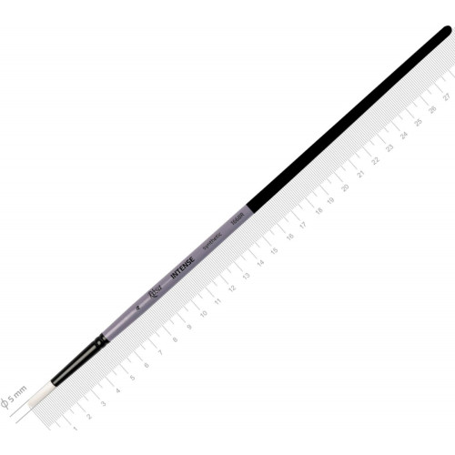 Кисть Синтетика круглая, INTENSE 1668R, №2, длинная ручка ROSA 1668R02