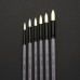 Пензель Синтетика кругла загострена, INTENSE 1668SR, №8, довга ручка ROSA 1668SR08
