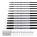 Пензель Синтетика кругла загострена, INTENSE 1668SR, №8, довга ручка ROSA 1668SR08