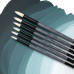 Пензель Синтетика кругла загострена, INTENSE 1668SR, №8, довга ручка ROSA 1668SR08