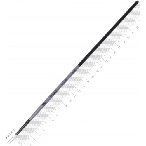 Кисть Синтетика овальная, INTENSE 1668FR, №0, длинная ручка ROSA 1668FR0