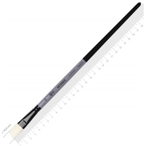 Кисть Синтетика овальная, INTENSE 1668FR, №14, длинная ручка ROSA 1668FR14