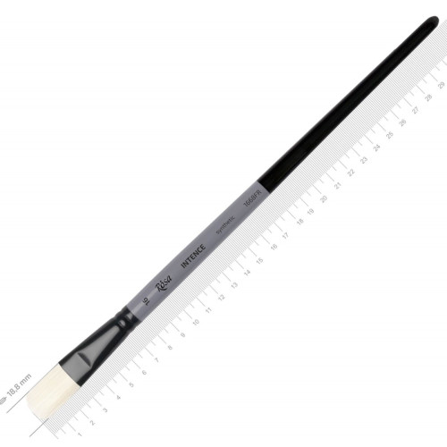Кисть Синтетика овальная, INTENSE 1668FR, №16, длинная ручка ROSA 1668FR16