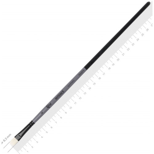Кисть Синтетика овальная, INTENSE 1668FR, №6, длинная ручка ROSA 1668FR06