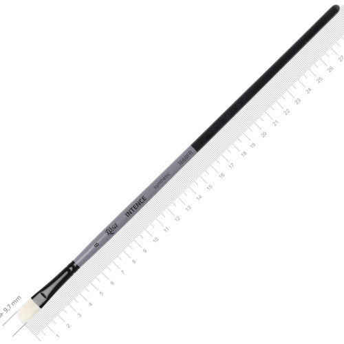 Кисть Синтетика овальная, INTENSE 1668FR, №8, длинная ручка ROSA 1668FR08