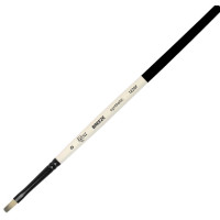 Кисть Синтетика плоская, BREEZE 1226F, №0, короткая ручка ROSA 1226F0