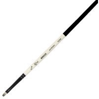 Кисть Синтетика плоская, BREEZE 1226F, №00, короткая ручка ROSA 1226F00