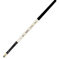 Кисть Синтетика плоская, BREEZE 1226F, №1, короткая ручка ROSA 1226F01