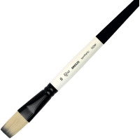 Кисть Синтетика плоская, BREEZE 1226F, №10, короткая ручка ROSA 1226F10