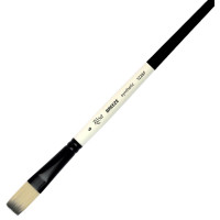 Кисть Синтетика плоская, BREEZE 1226F, №6, короткая ручка ROSA 1226F06