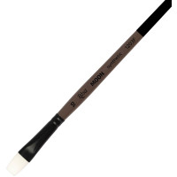 Пензель Синтетика плоска, MOON 1203F, №10, коротка ручка ROSA 1203F10