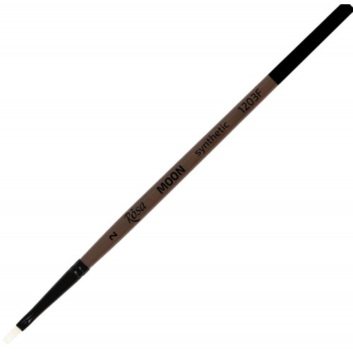 Кисть Синтетика плоская, MOON 1203F, №2, короткая ручка ROSA 1203F02