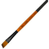 Кисть Синтетика угловая, FLAME 1368А, №8, короткая ручка ROSA 1368А08