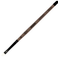 Кисть Синтетика угловая, MOON 1203A, №0, короткая ручка ROSA 1203A0