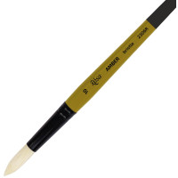 Кисть Щетина круглая, AMBER 2306R, №10, длинная ручка ROSA 2306R10