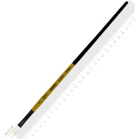Пензель Щетина плоска, AMBER 2306F, №3, довга ручка ROSA 2306F03