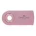Ластик Faber-Castell 182434 sleeve mini harmony в пластиковом чехле, цвет пудровый розовый