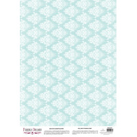 Деко веллум (лист кальки с рисунком) Damask Heavenly, А3 (29,7см х 42см)
