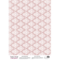 Деко веллум (Лист кальки з малюнком) Damask Terracotta, А3 (29,7см х 42см)
