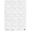 Деко веллум (лист кальки с рисунком) Веточки лаванды, А3 (29,7см х 42см)