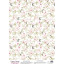 Деко веллум (Лист кальки з малюнком) Flying among the flowers, А3 (29,7см х 42см)