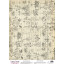 Деко веллум (Лист кальки з малюнком) Vintage Botanical page, А3 (29,7см х 42см)