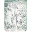 Деко веллум (Лист кальки з малюнком) Vintage Text, In the deep ocean, А3 (29,7см х 42см)