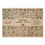 Набір одностороннього крафт-паперу для скрапбукінгу Vintage woman world 42x29,7 см, 10 листів