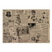Набор односторонней крафт-бумаги для скрапбукинга spaper advertisement 42x29,7 см, 10 листов