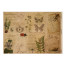 Лист крафт бумаги с рисунком Botanical backgrounds №10, 42x29,7 см