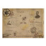 Лист крафт бумаги с рисунком Mechanics and steamnapk №07, 42x29,7 см