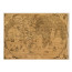 Лист крафт бумаги с рисунком Maps of seas and continents №07, 42x29,7 см