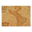 Лист крафт бумаги с рисунком Maps of seas and continents №08, 42x29,7 см