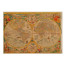 Лист крафт паперу з малюнком Maps of seas and continents №09, 42x29,7 см