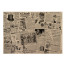 Лист крафт бумаги с рисунком spaper advertisement №01, 42x29,7 см