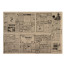Лист крафт бумаги с рисунком spaper advertisement №06, 42x29,7 см