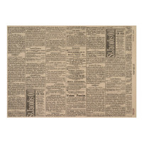Лист крафт паперу з малюнком spaper advertisement №07, 42x29,7 см
