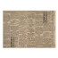 Лист крафт бумаги с рисунком spaper advertisement №07, 42x29,7 см