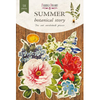 Набор высечек, коллекция Summer botanical story, 47 шт