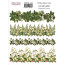 Набір наклейок (стікерів) 4 шт Summer botanical story №348 Літня Ботанічна Історія