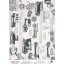 Деко веллум (Лист кальки з малюнком) Vintage Cars, А3 (29,7см х 42см)