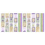 Набір смуг з картинками для декорування Lavender Provence 5 шт 5х30,5 см