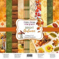 Набор скрапбумаги Яркая Осень Bright Autumn 30,5x30,5 см, 10 листов