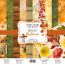Набір скраппаперу Яскрава Осінь Bright Autumn 20x20 см, 10 аркушів