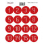 Набор наклеек (стикеров) 9 шт Bright Autumn №368 Яркая Осень