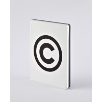 Блокнот Nuuna Graphic L 165х220 мм 120г 256 ст - Copyright